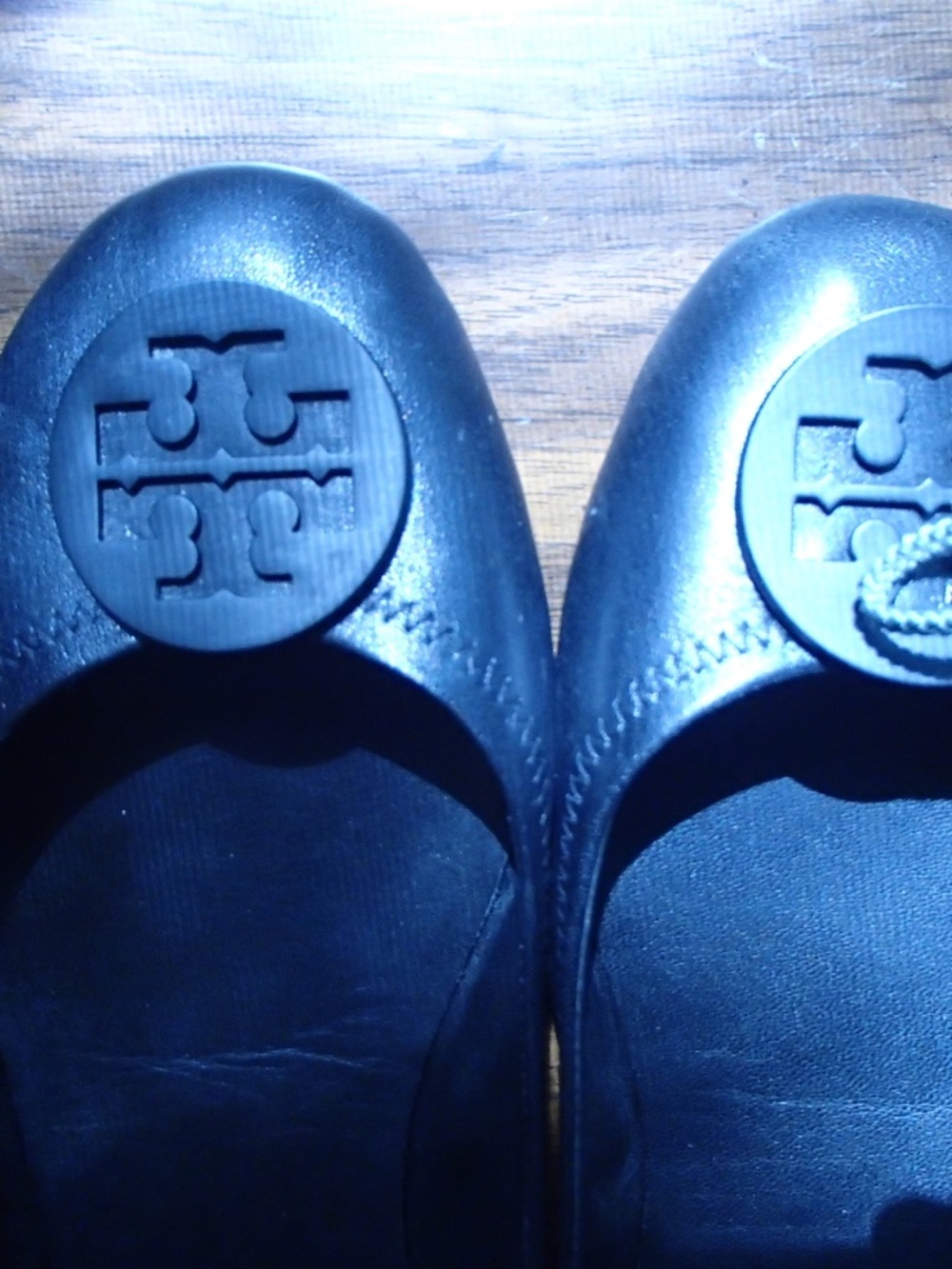 Tory Burch Black Ballet Flats Size 13 - Picture 2 of 3